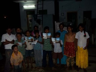 The Children with Pamphlets